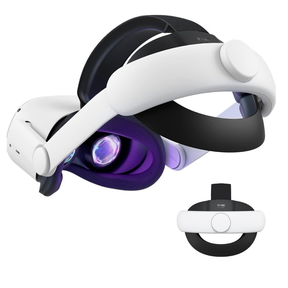 KIWI design K2 Comfort Head Strap for Oculus Meta Quest 2 Elite Strap